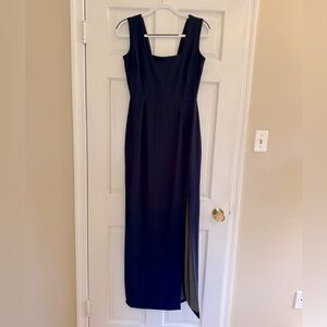 Camilyn Beth size 2 new with tags navy gown. Originally was $350